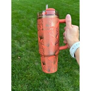 30oz Ginkgo Biloba Leaves Pumpkin Spice Stanley Fall Stanley Laser Engraved